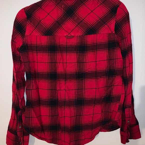 Abercrombie & Fitch Oversized Plaid Flannel - Picture 3 of 3